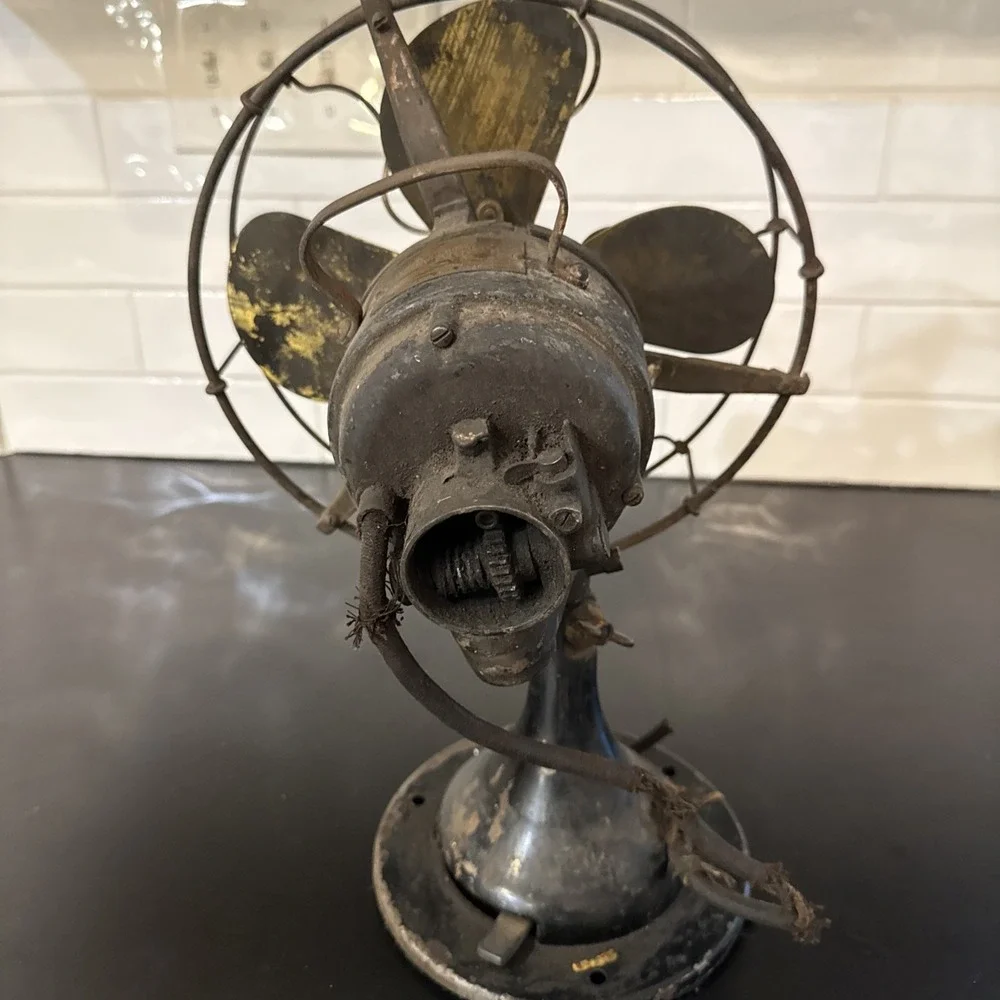 Century Fan‎ Brass Blades Model 263 J-2 S3C-1 6AS IS UNTESTED  parts or repair